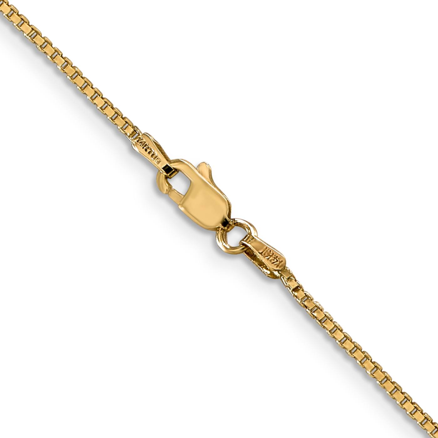 定率割引 西日本 14k 22 Chain Box 1.1mm Gold Yellow アクセサリー
