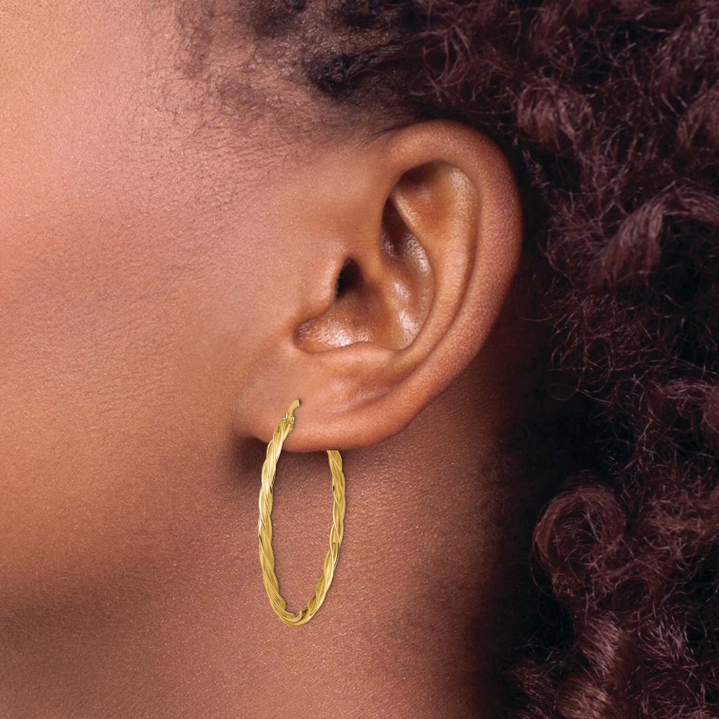 14k Yellow Gold 1 9/16