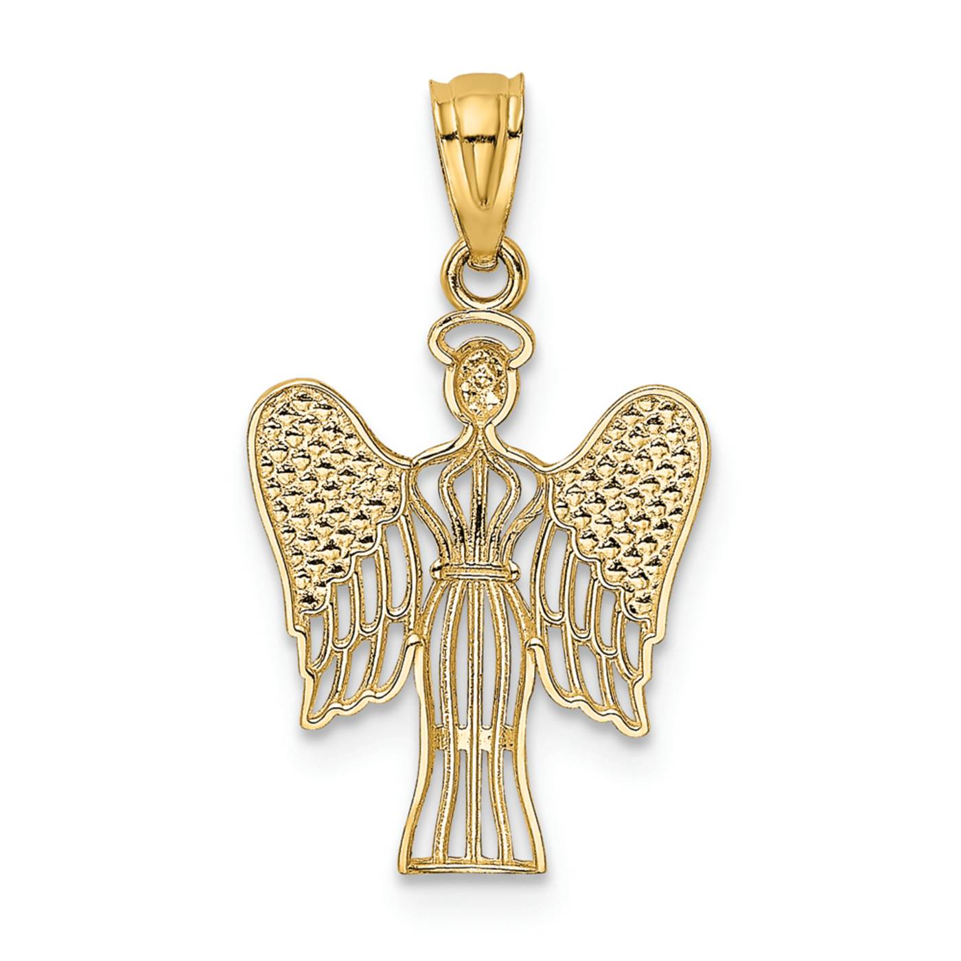 Icebox - Angel Diamond Pendant 14k Solid Gold 0.33ctw