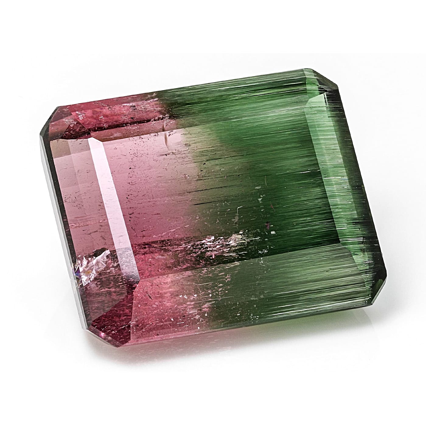 Watermelon tourmaline sales emerald cut
