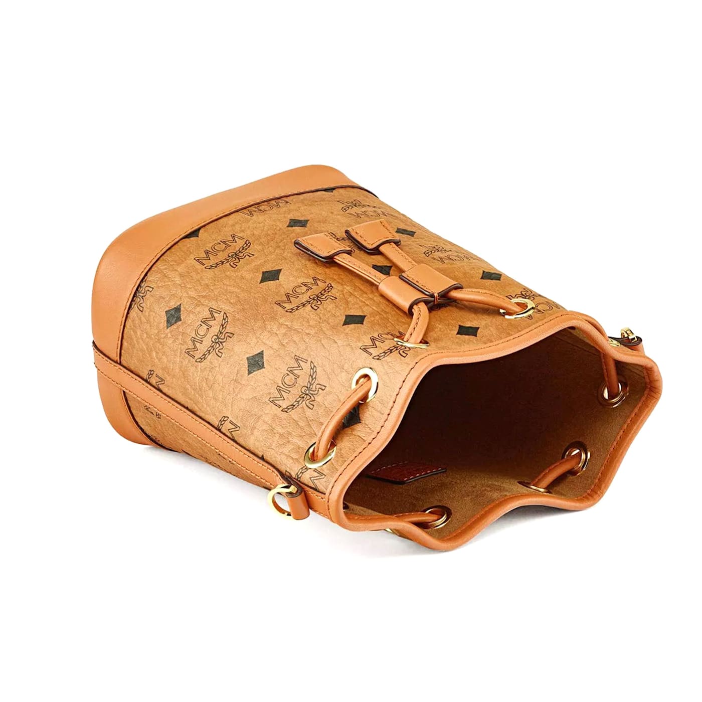Mcm Bucket Bag Dessau Mini Camel