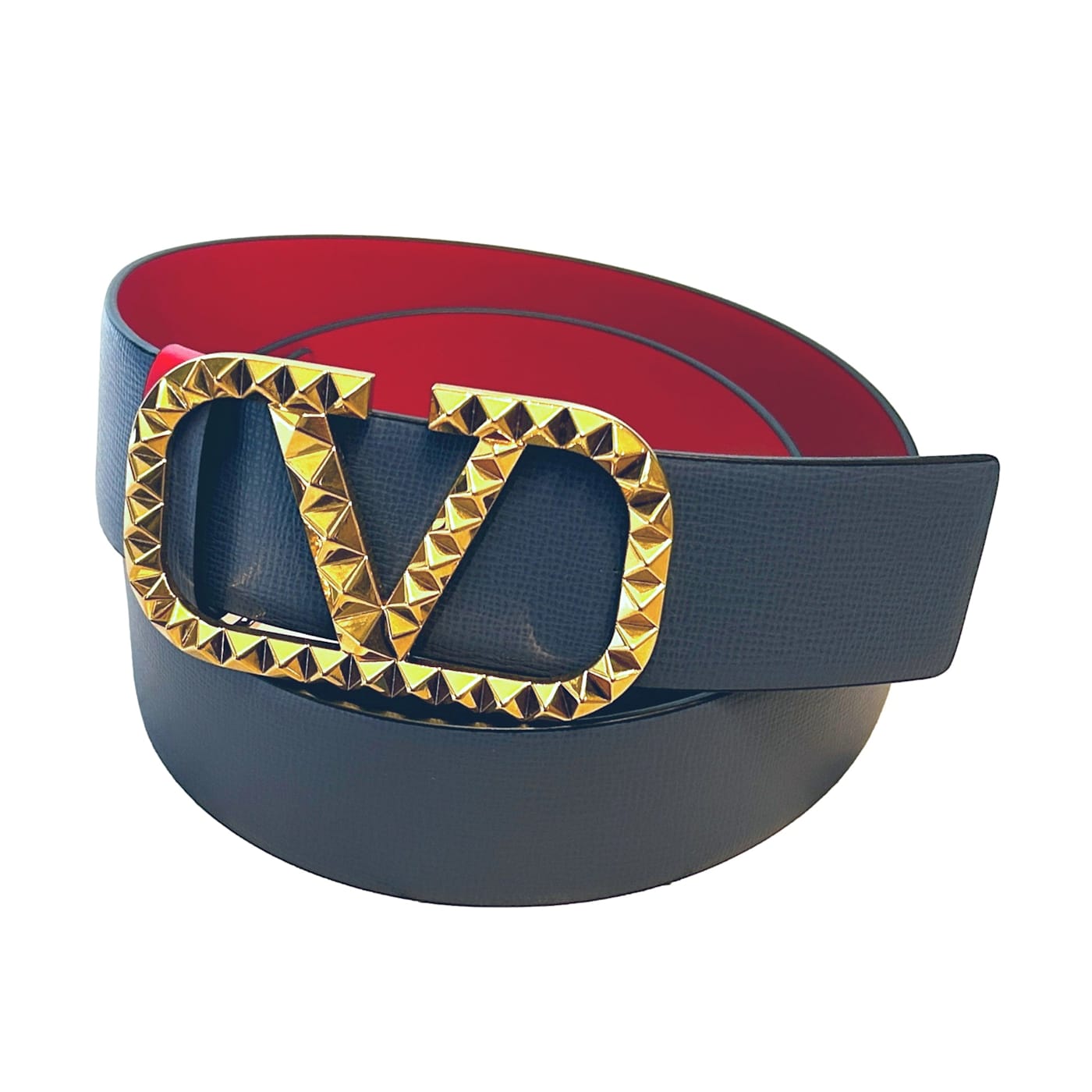 ベルト Valentino Garavani belt Valentino Garavani V LOGO ベルト - Nero & Multicolor | FWRD