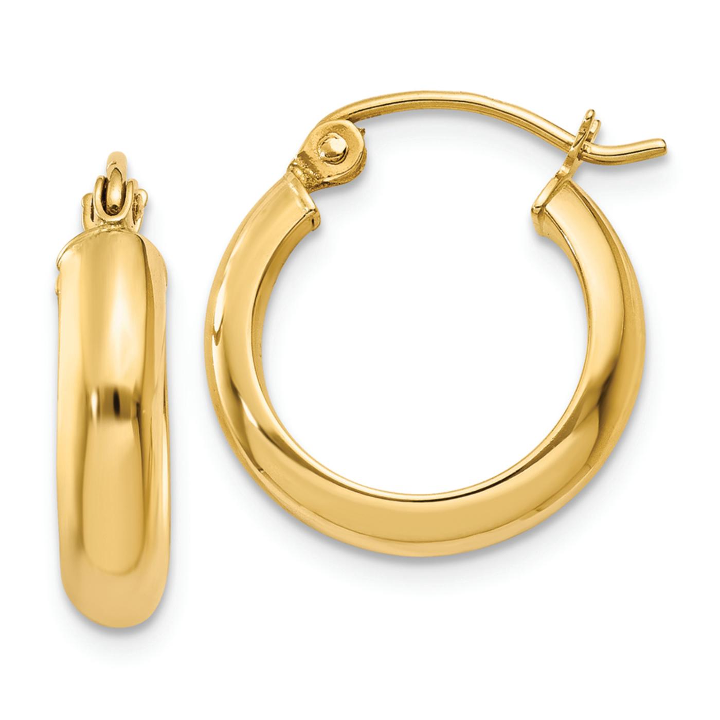 14k Yellow Gold 11/16