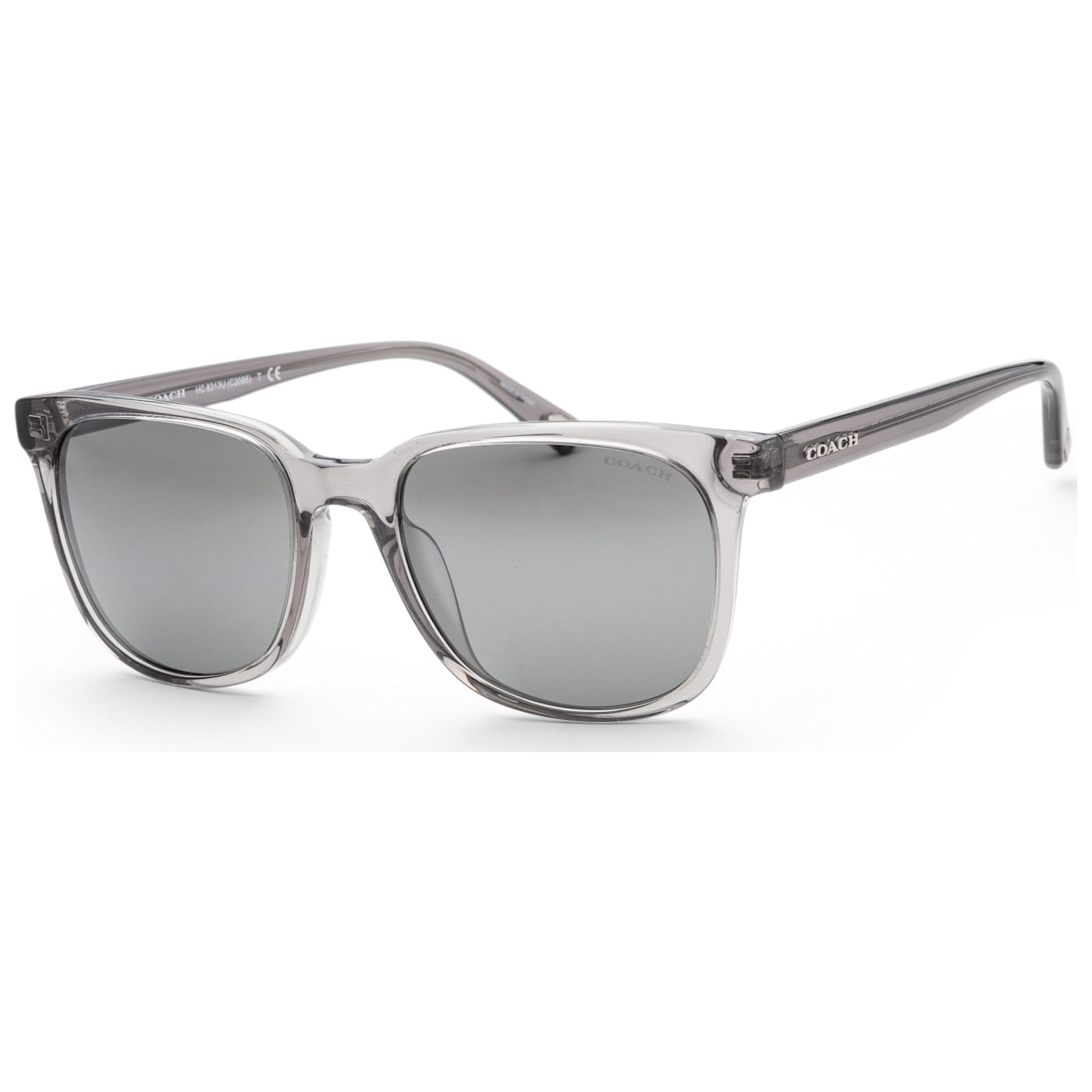 Coach Men s Fashion 54mm Transparent Gray Sunglasses HC8313U
