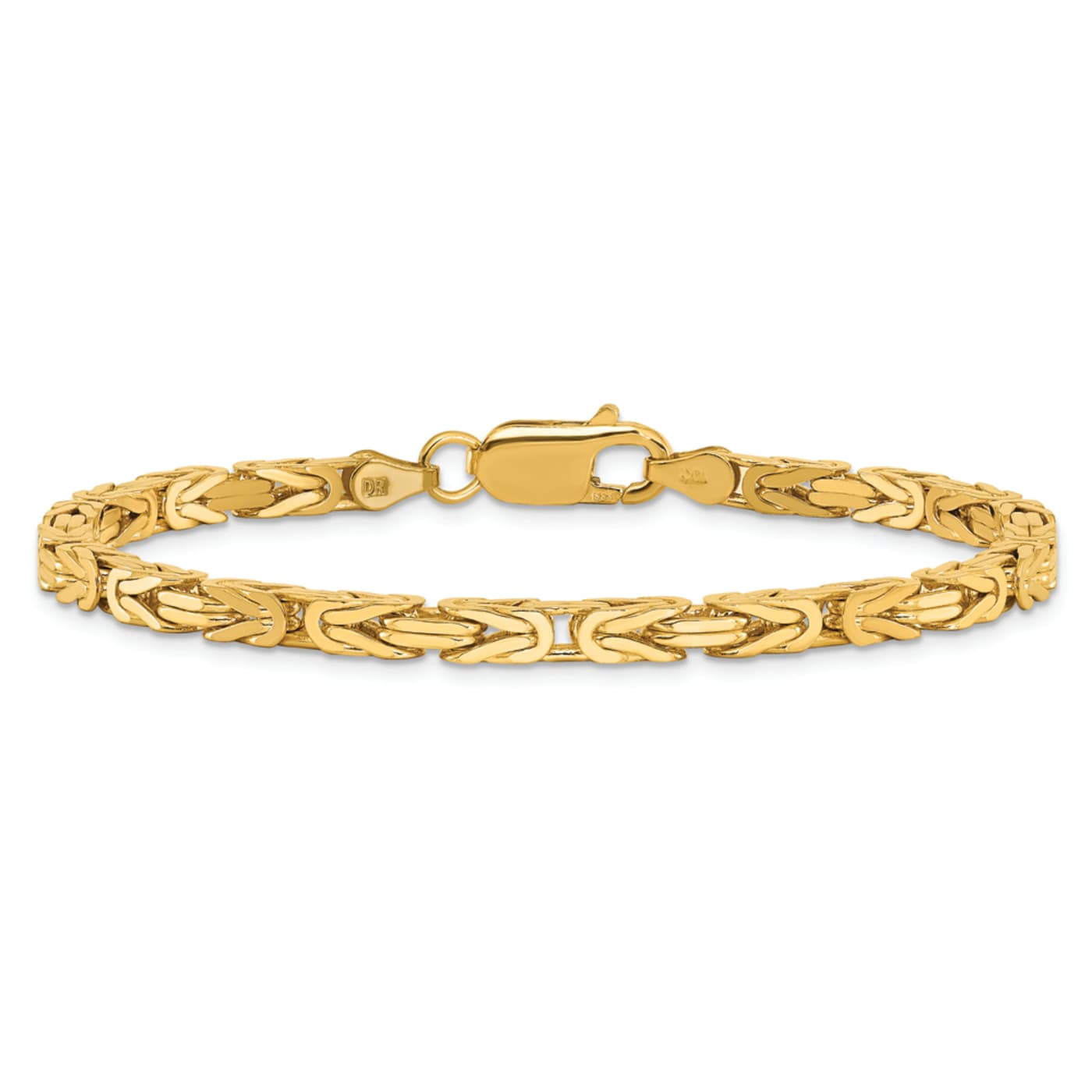 再入荷商品 Yellow 14K Gold 12CQ3A - Bracelet Chain Byzantine 3.25mm アクセサリー