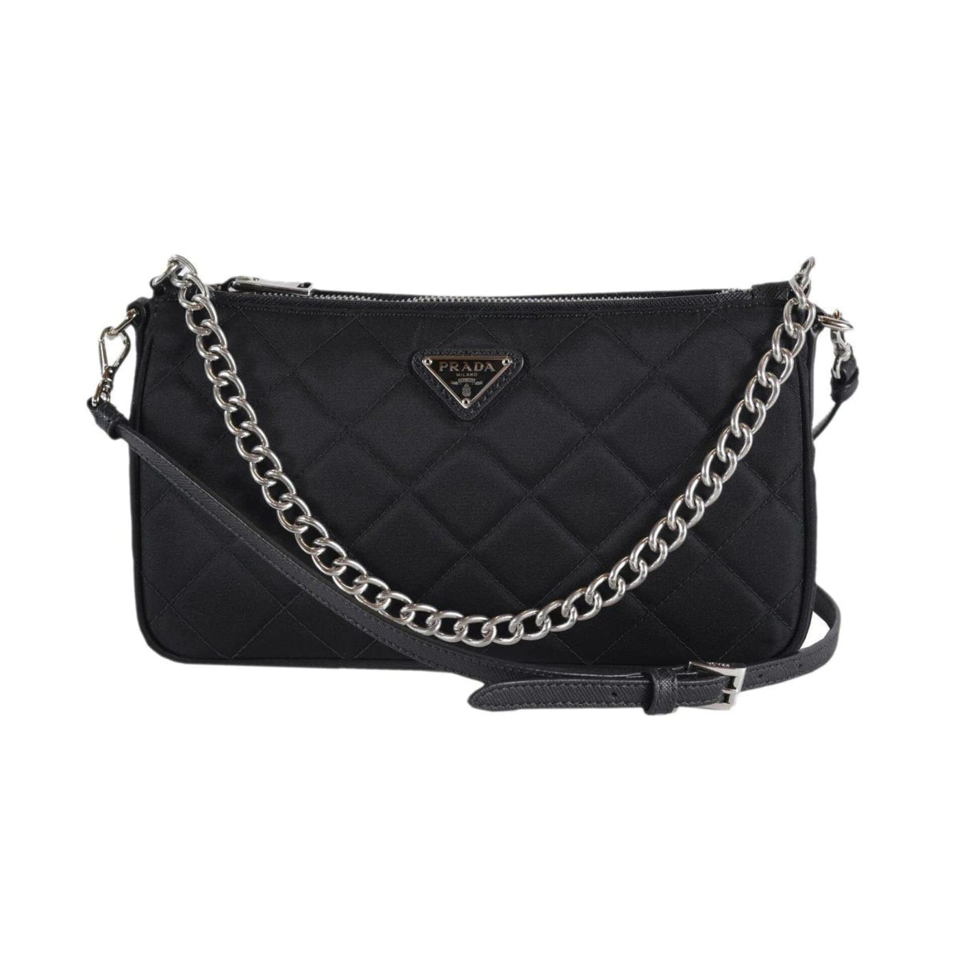 Prada black tessuto nylon outlet