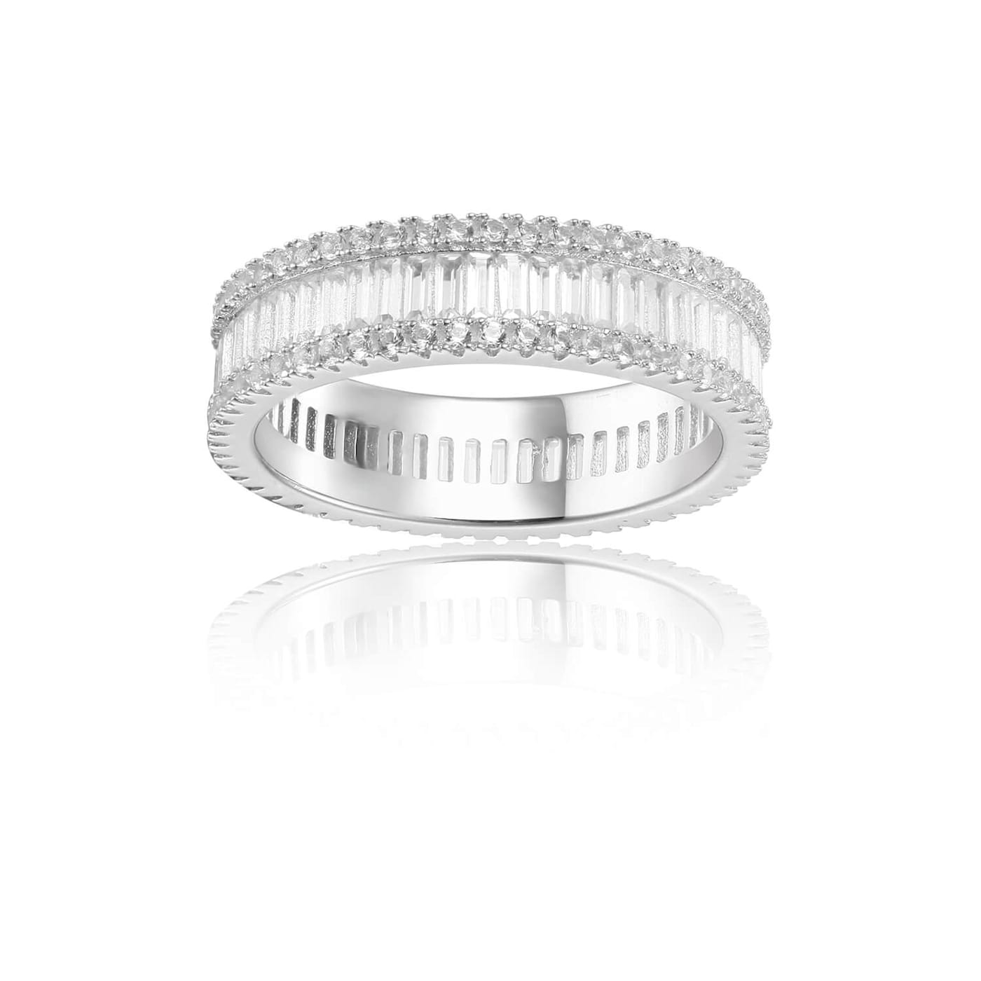 ★riize アントン★【TEE RING JAY】★White Eternity Rin.g★ 1.00 ct Eternity Diamond Ring - 3000536392 / ZEN Diamond - US