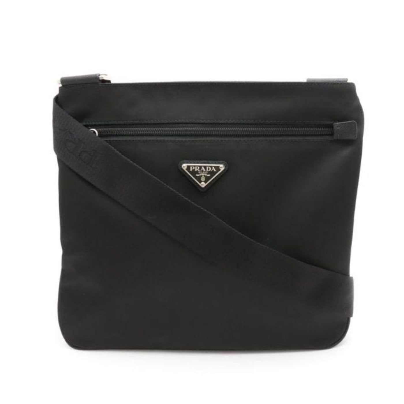 プラダ PRADA ボディバッグ 三角ロゴ ボディバッグ ブラック