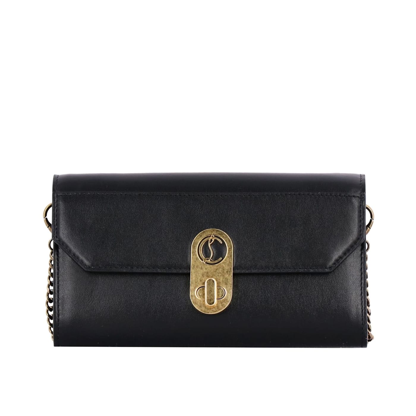 【関税送料込】ルブタン Elisa Rattan & Leather Shoulder Bag ef42be5b-42ce-40ae-9388-