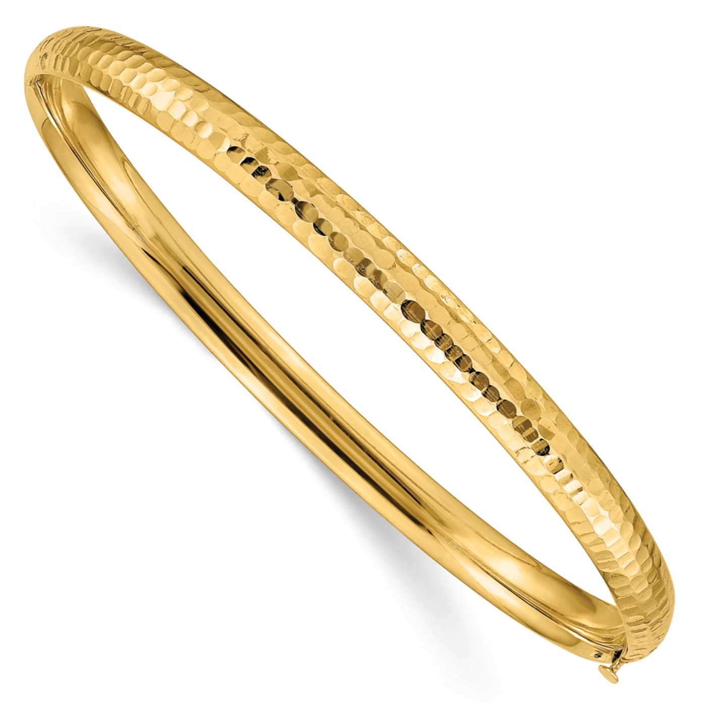 Gold hinged bracelet sale