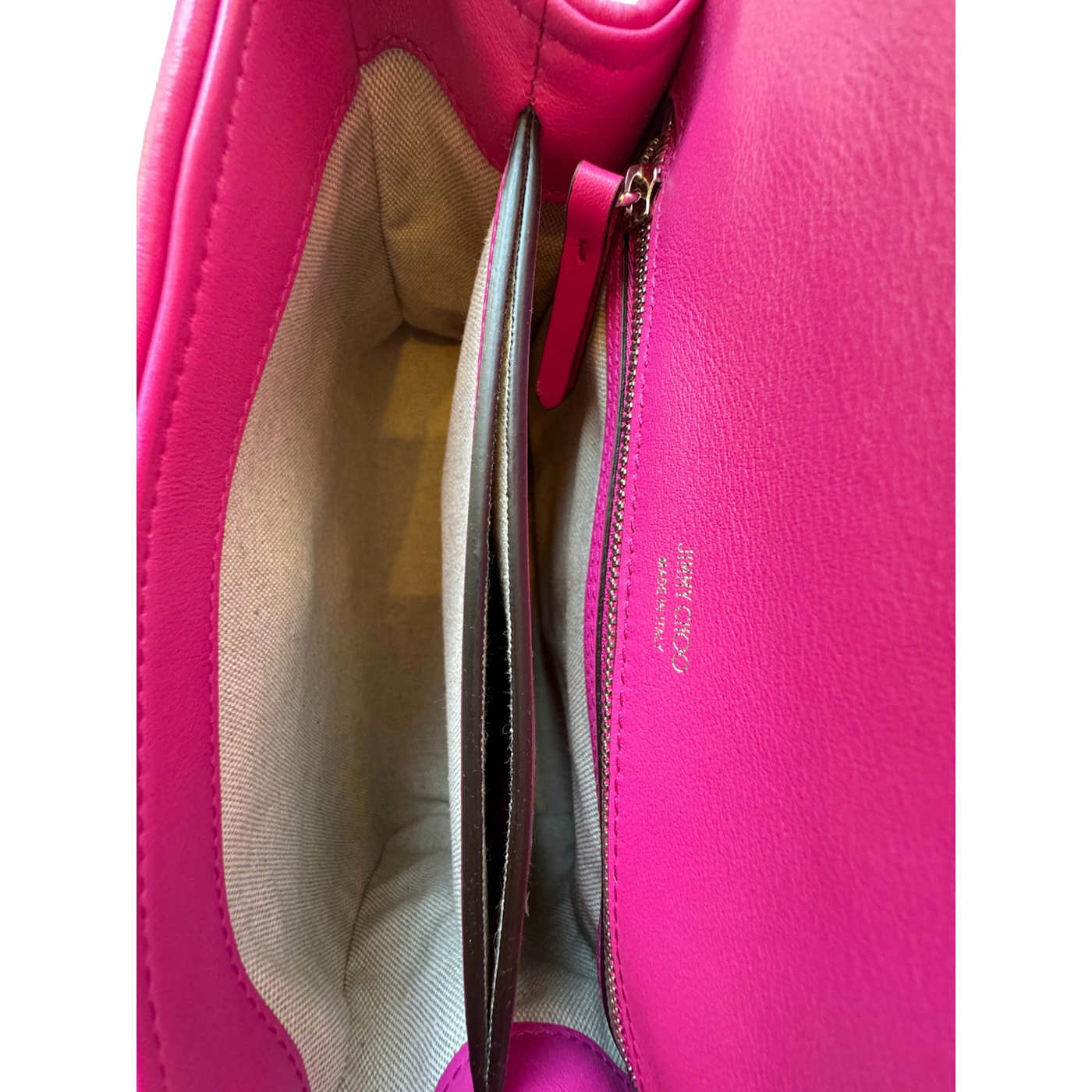 Jimmy Choo Cheri Crystal Medium Top Handle Bag Raffia Pink