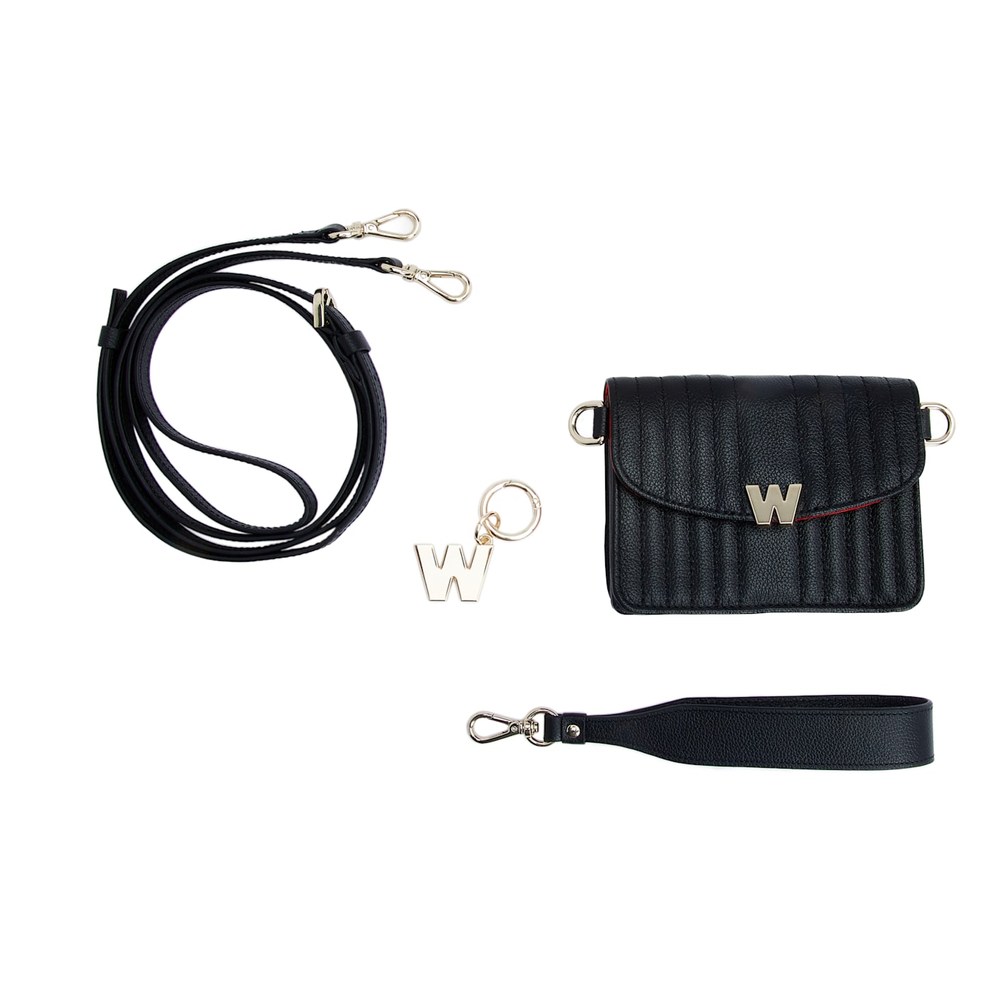 超人気 Bag Mini Black Mimi with 1197XA - Wristlet バッグ