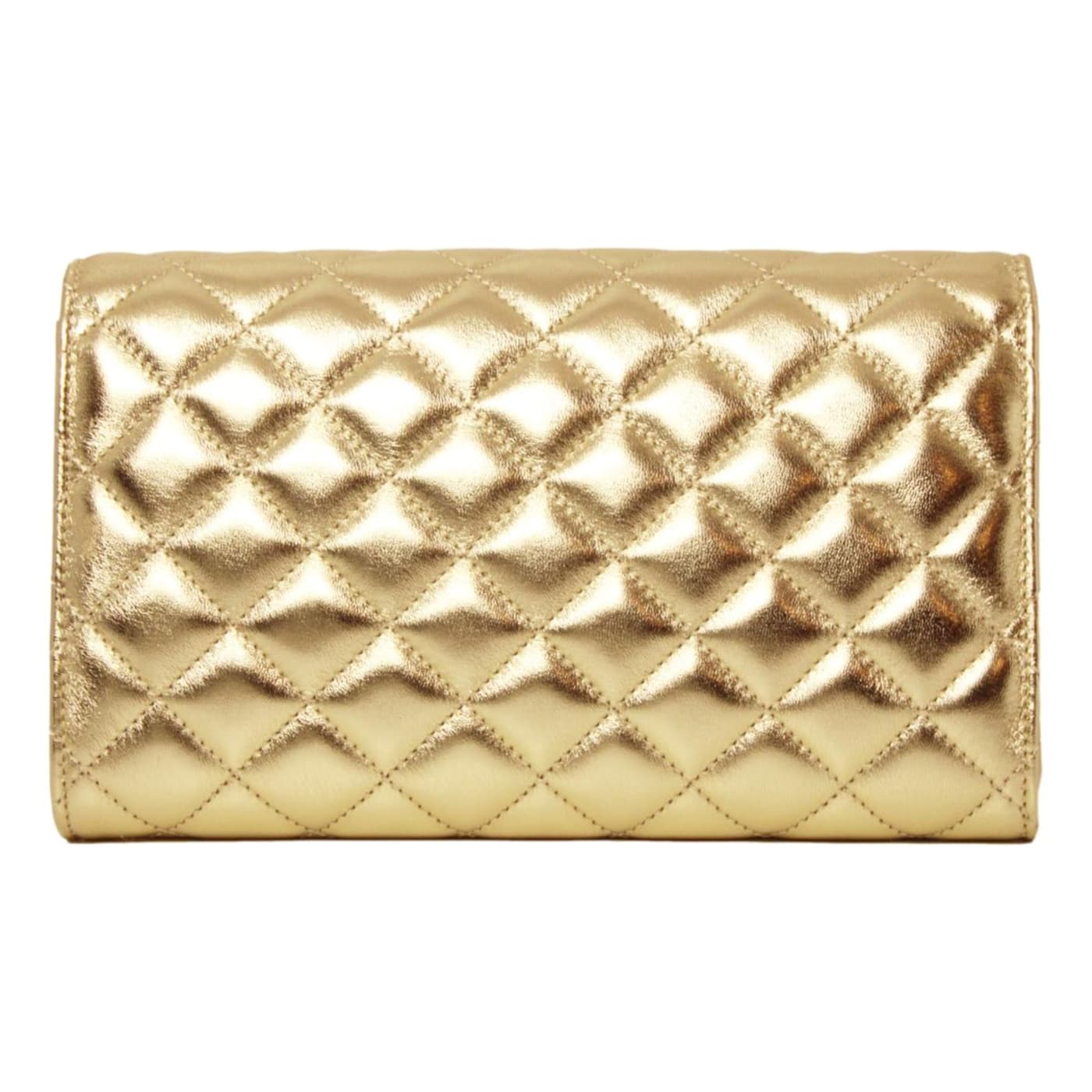 【関税＆送料込み】Versace Wallet On Chain VERSACE Black Leather Lambskin Chain Wallet - Shop Travel