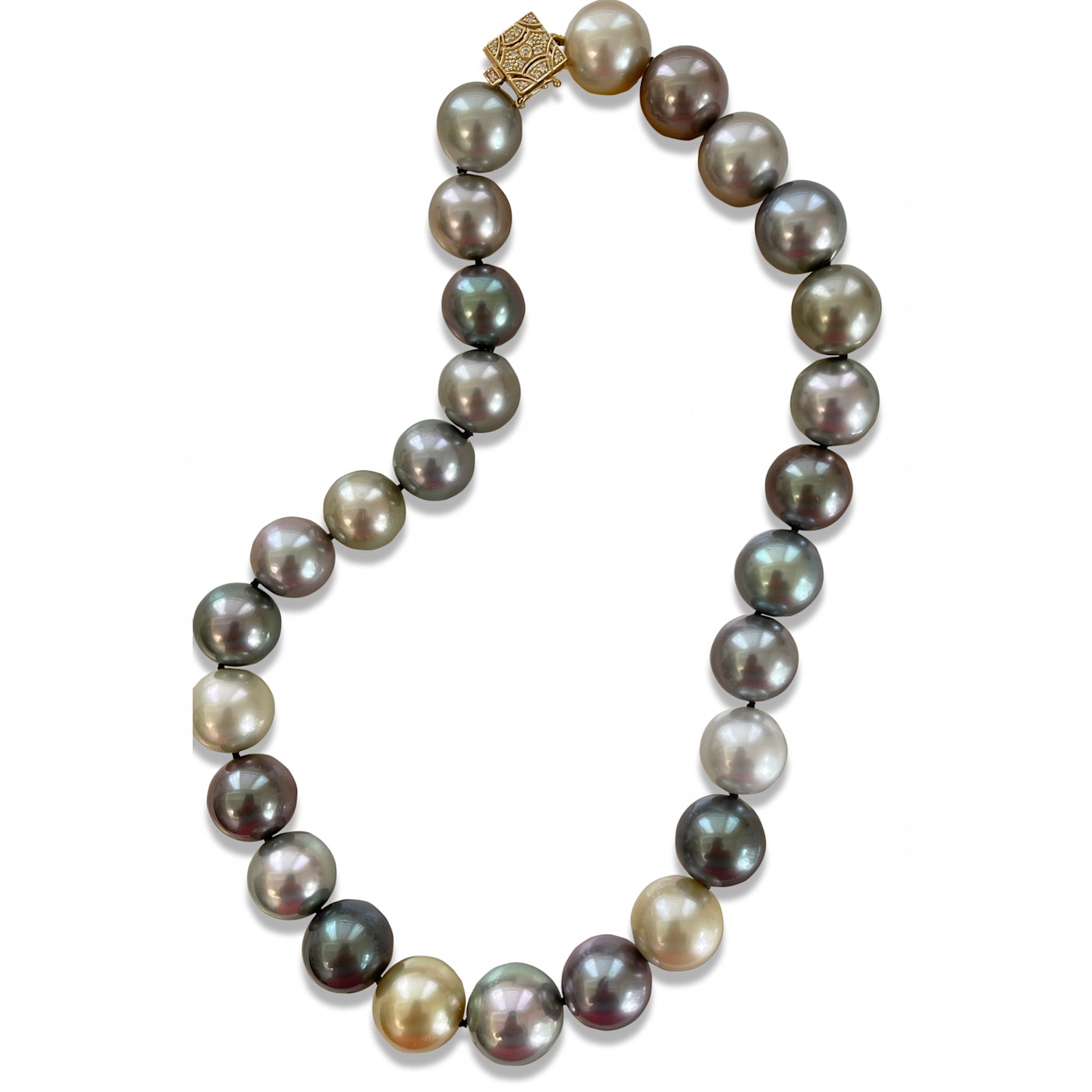 Black Tahitian pearl [Tahiti pearl 9-10mm] [Pearl necklace] K18 [Yellow  gold] K14WG [White gold] [Pearl] [Necklace] Pearl necklace Pearl  accessories Women's One pearl One pearl Simple fashionable elegant gift –  パール優美-Pearlyuumi