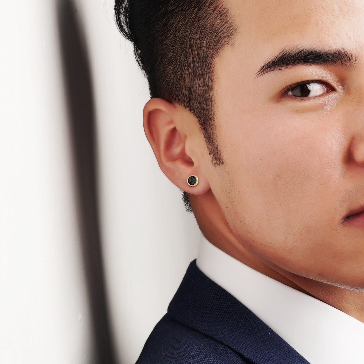 Stud earrings guys outlet