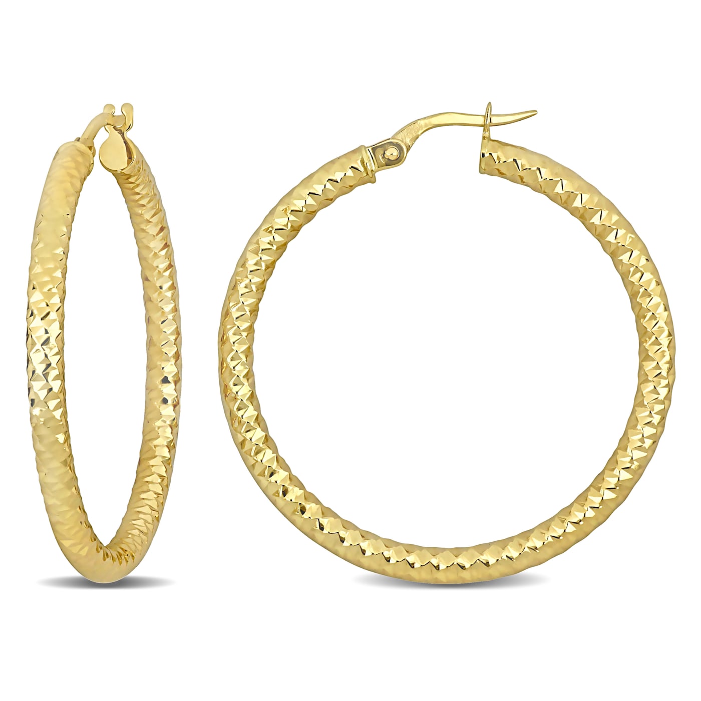 eRiNGo　1212 Nellie Gold Vermeil Hoops – Brook & York