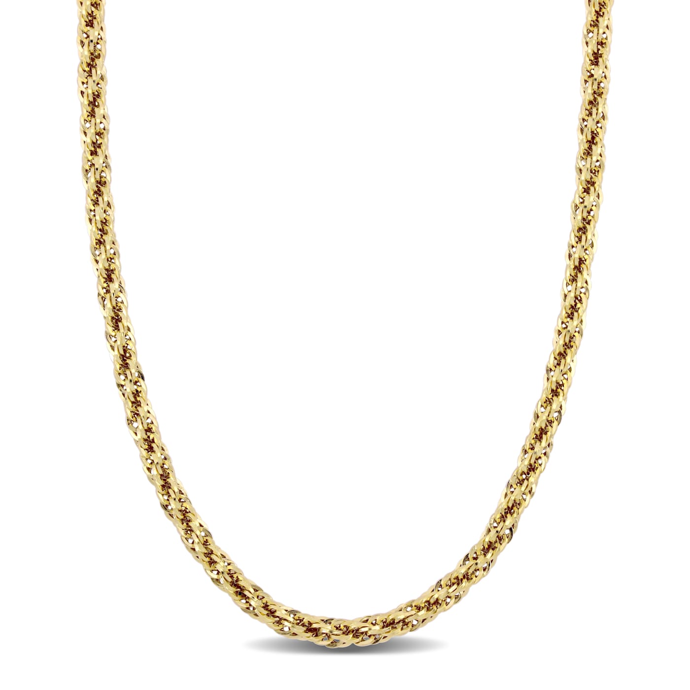 5mm Infinity Rope Chain Necklace in 14k Yellow Gold, 20 in - 15NX2A