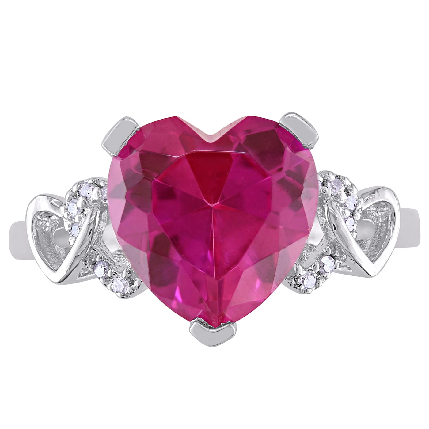 Diamond Heart Ring 1/8 ct tw 10K Yellow Gold | Kay Outlet