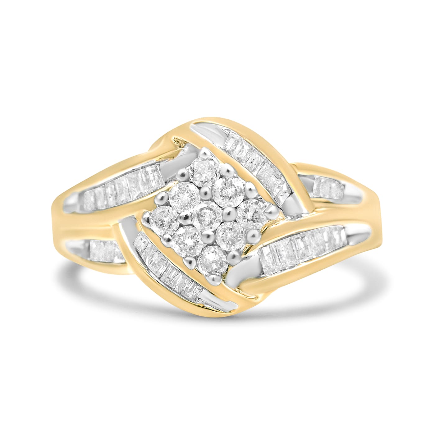Jcpenney diamond discount cluster ring