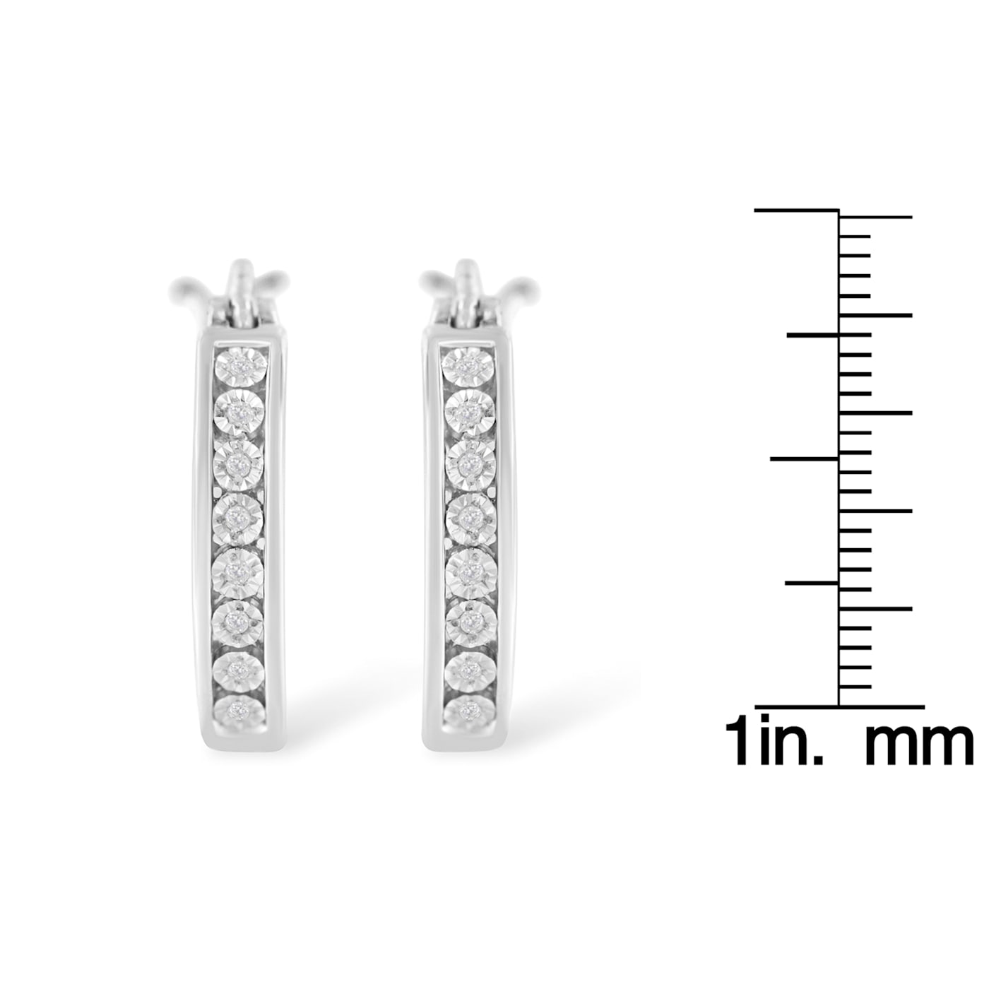 ☆HEI☆ sv925 jingle onetouch earring HE24WIESG123XXFR Women's Stainless Steel single hoop knot earring | Silver