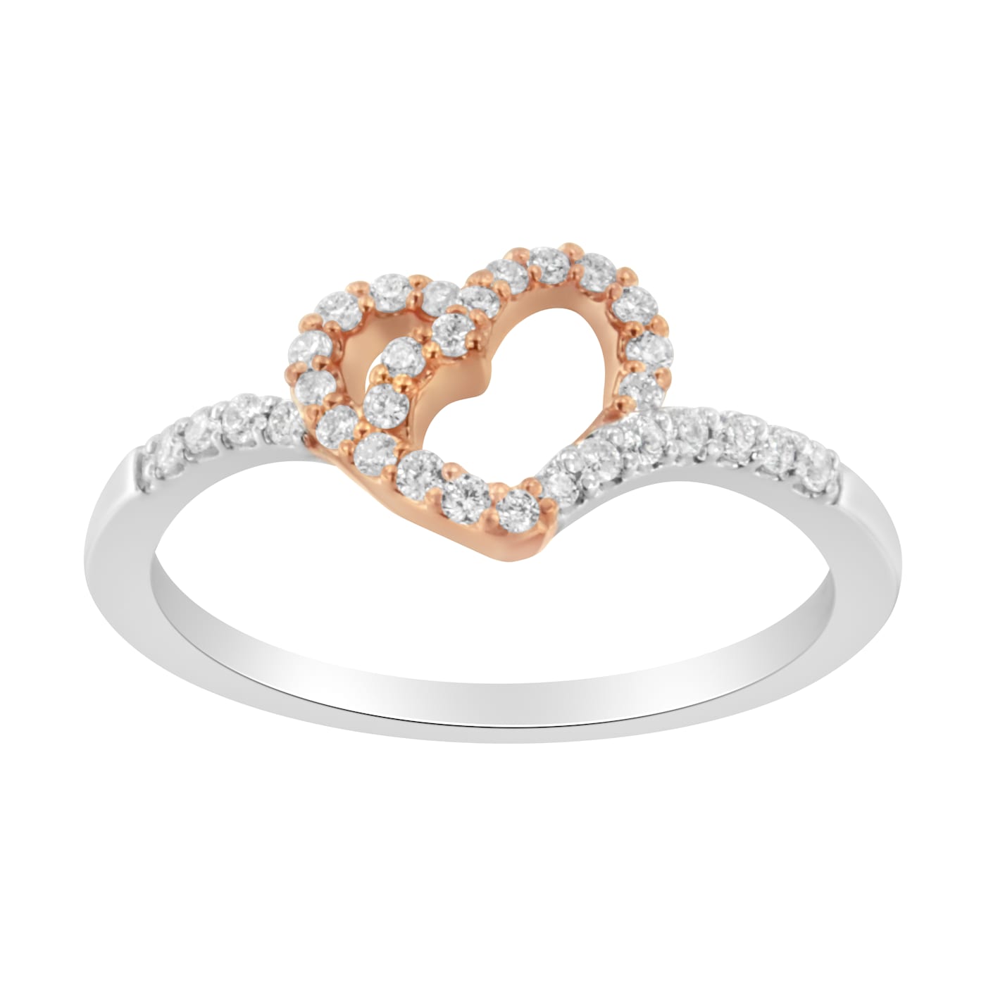 07cttw Diamond Fashion Rings | Ring Fashion | 14k Rose Gold