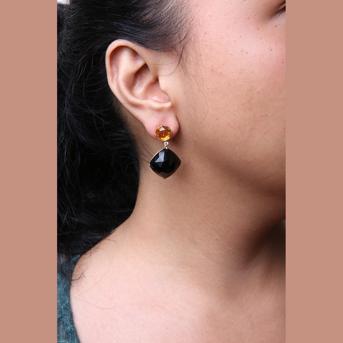 Black onyx earrings costco clearance