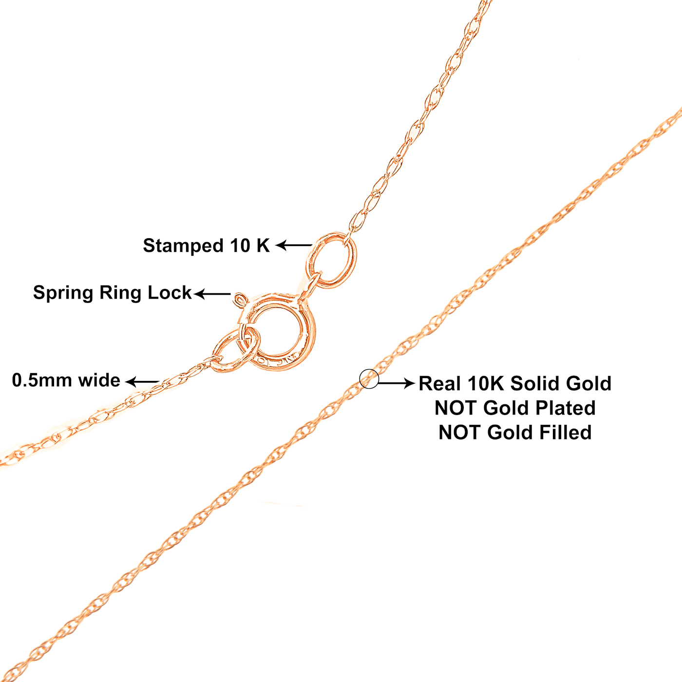 Bbb 10k gold chain cheap