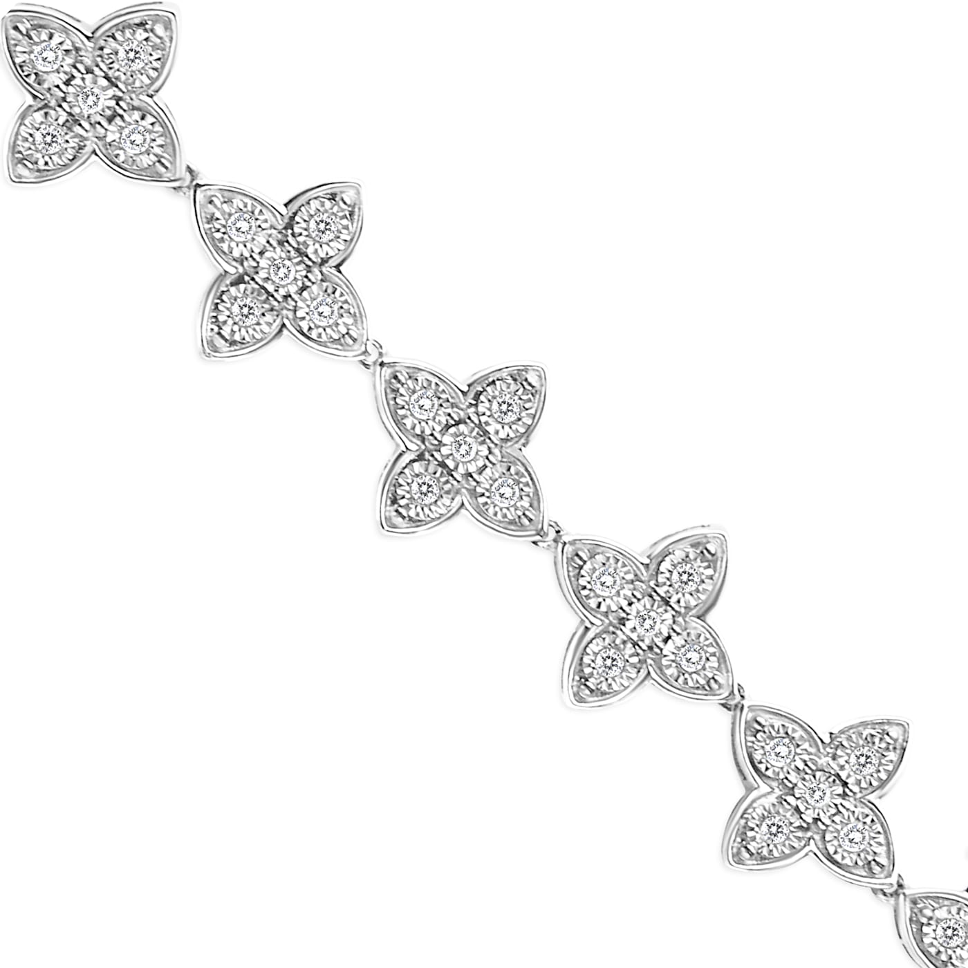 【SURGERY】l cloverlink bracelet 10k-Yellow-Gold-Clover-Link-