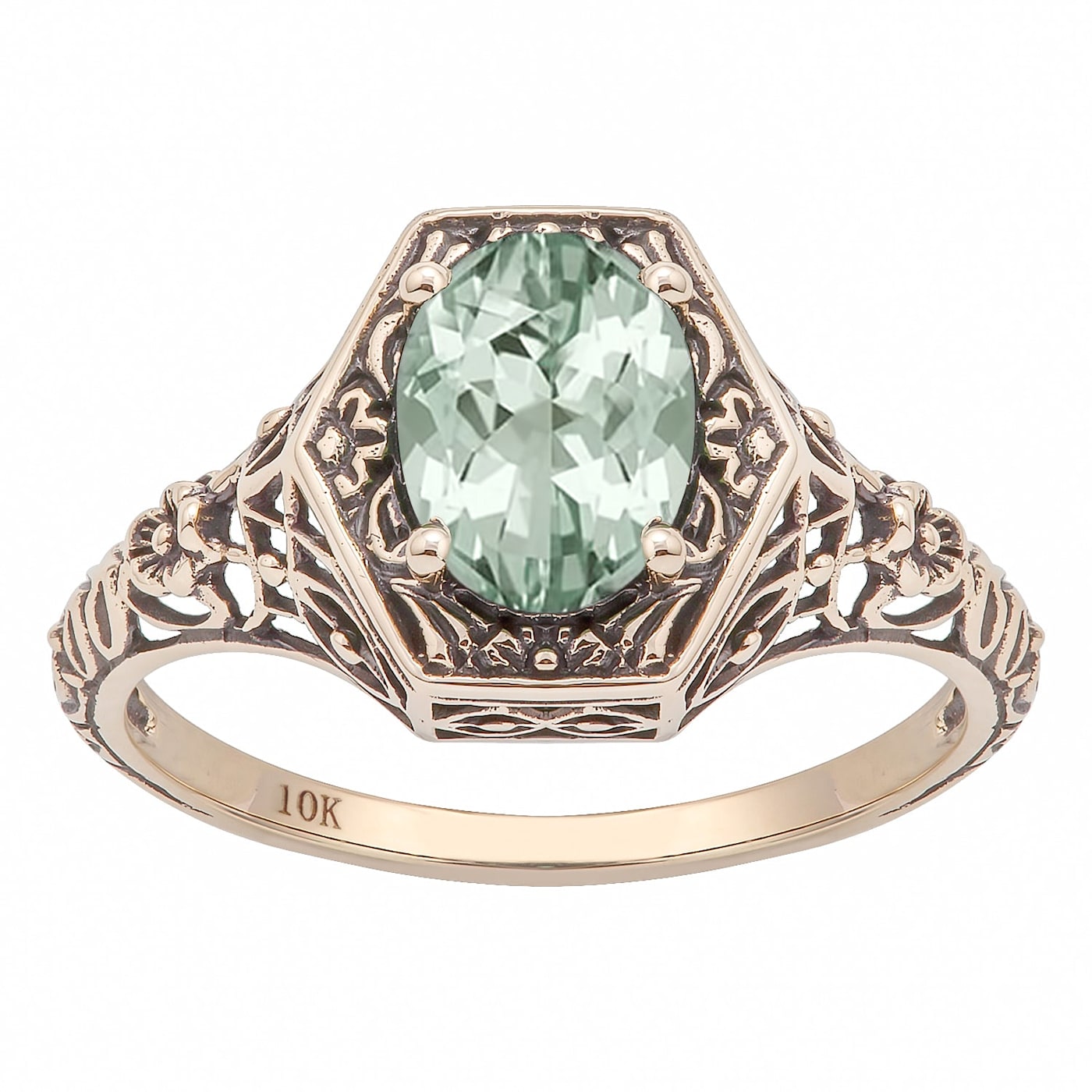 Jtv sales prasiolite rings