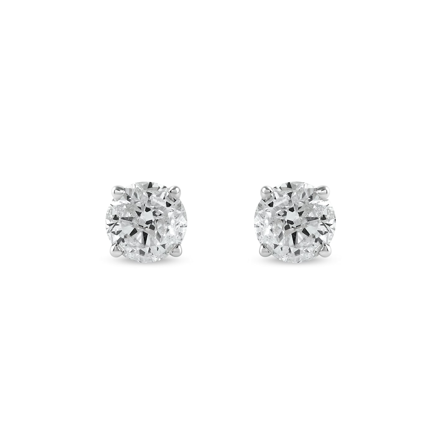 1ct TDW Diamond Stud Earrings in 14k White Gold - 141WWA