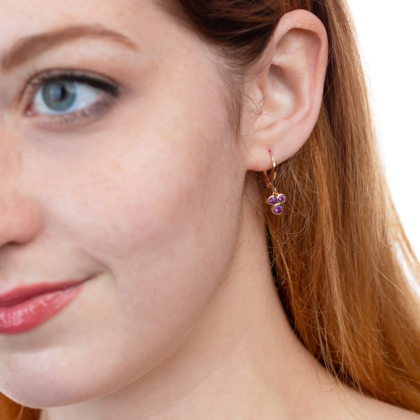 Ladies Diamond Star Stud Earrings 0.34ctw