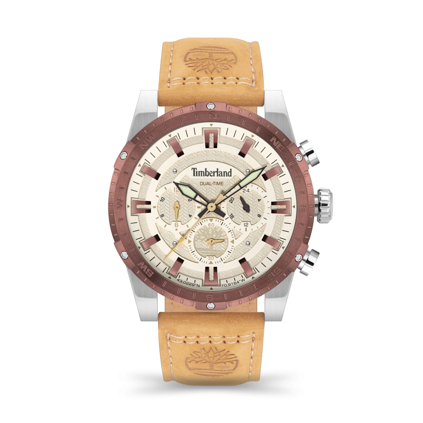 Timberland dual time watch on sale