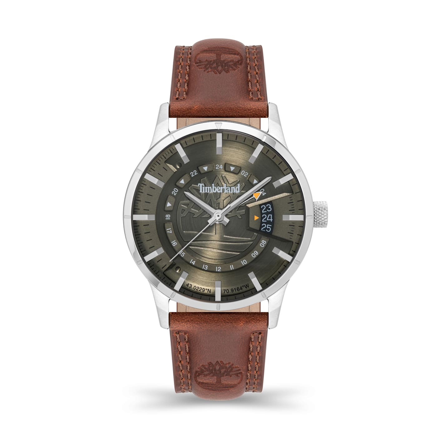 Timberland dual hot sale time watch