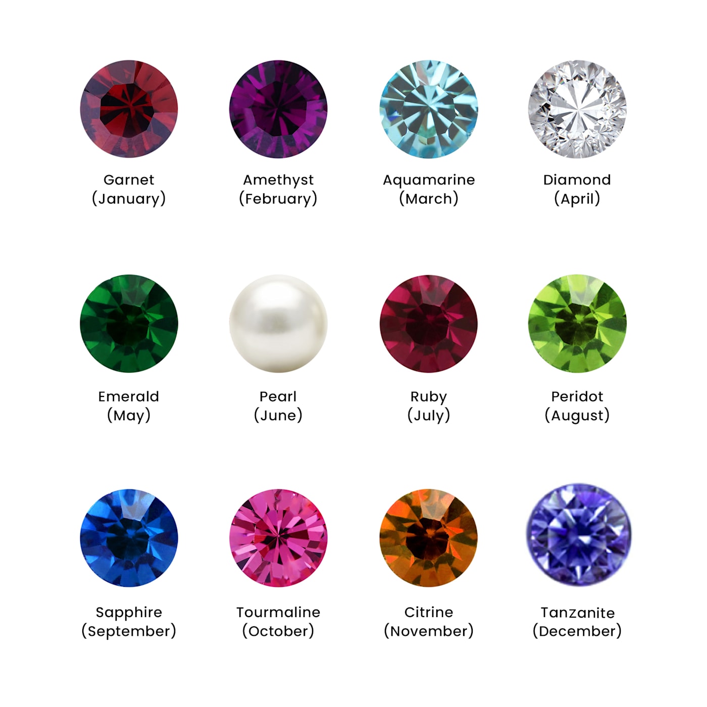 LUXGEM 10K Yellow Gold Solitaire October Birthstone Earrings 0.25 Carat Opal Simulant 1CBFDJ