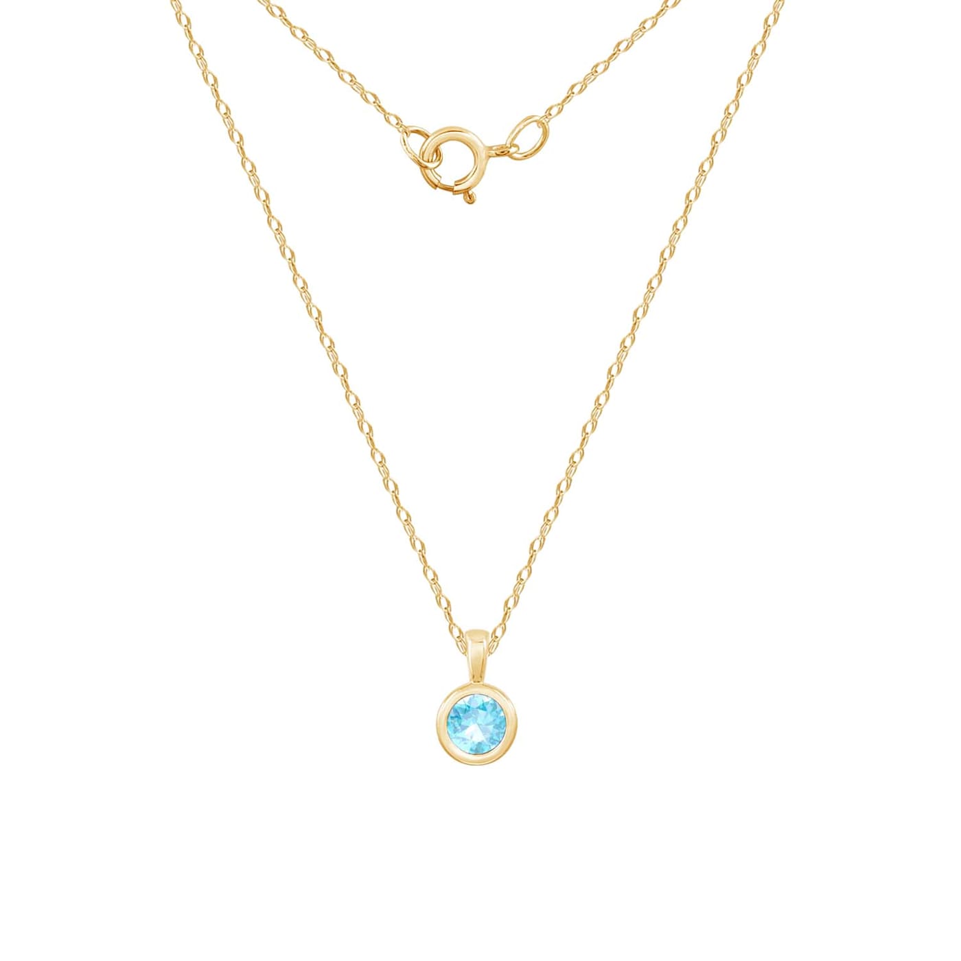 March birthstone sales necklace kohls