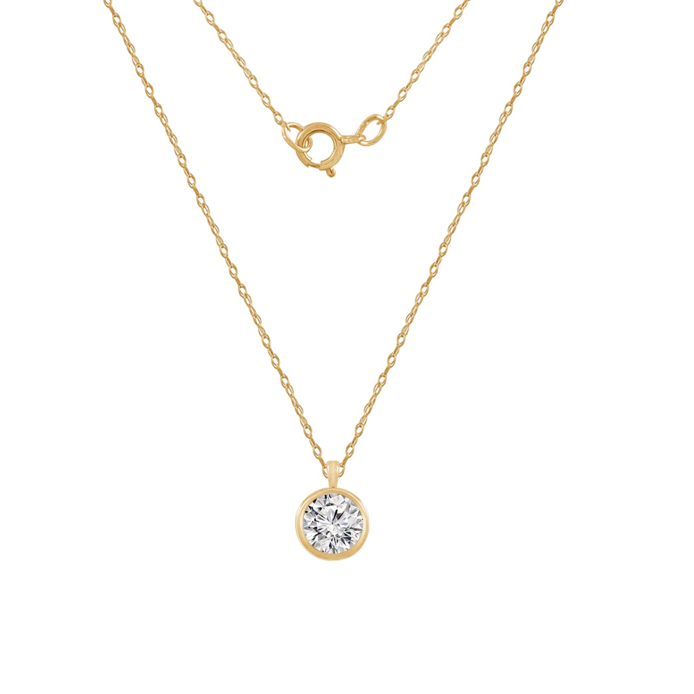 【WING BLING】[10K Gold] Lucea Cubic Necklace / 関税込 cynthia-rybakoff-4966-gold-