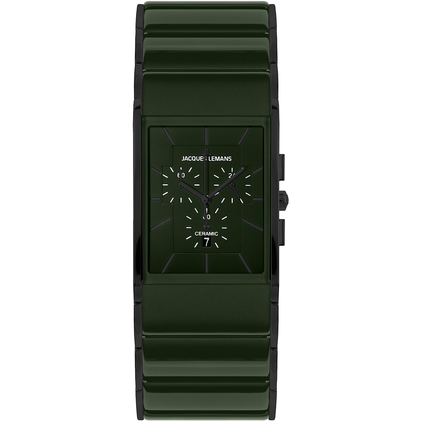 JACQUES LEMANS Dublin Men s Watch w High Tech Ceramic Strap