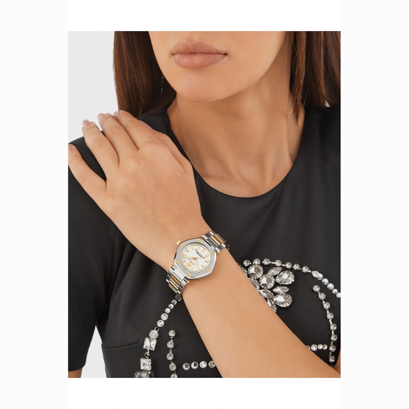 Philipp Plein The Hexagon Two tone Bracelet Watch 19RLYC