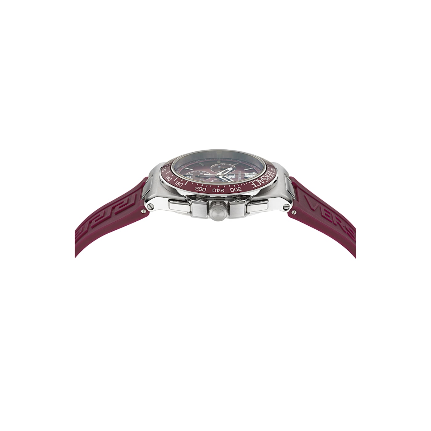 Versace burgundy sport tech watch cheap