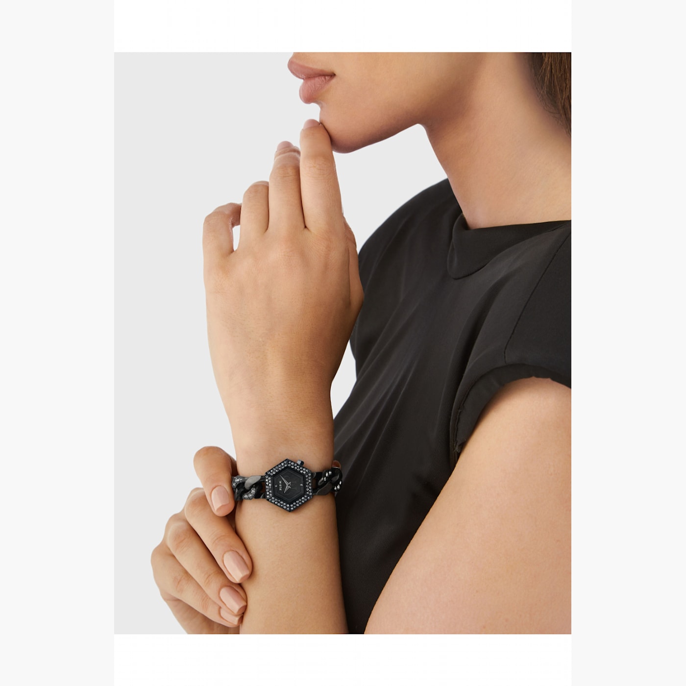 腕時計その他 Philipp Plein $Nake Hexagon Bracelet Watch Philipp Plein Womens Watches | Direct Luxury