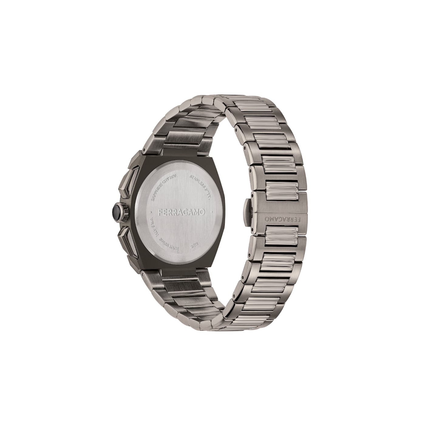Ferragamo matte black automatic watch online