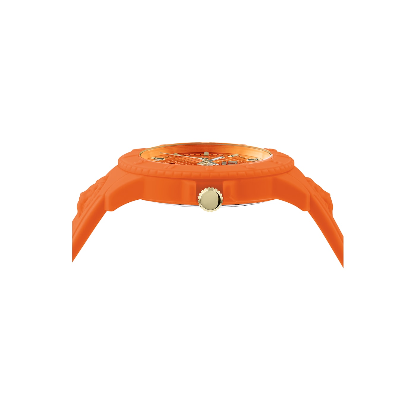 Versus Versace Tokyo Orange Silicone Strap Watch 1BKFQF