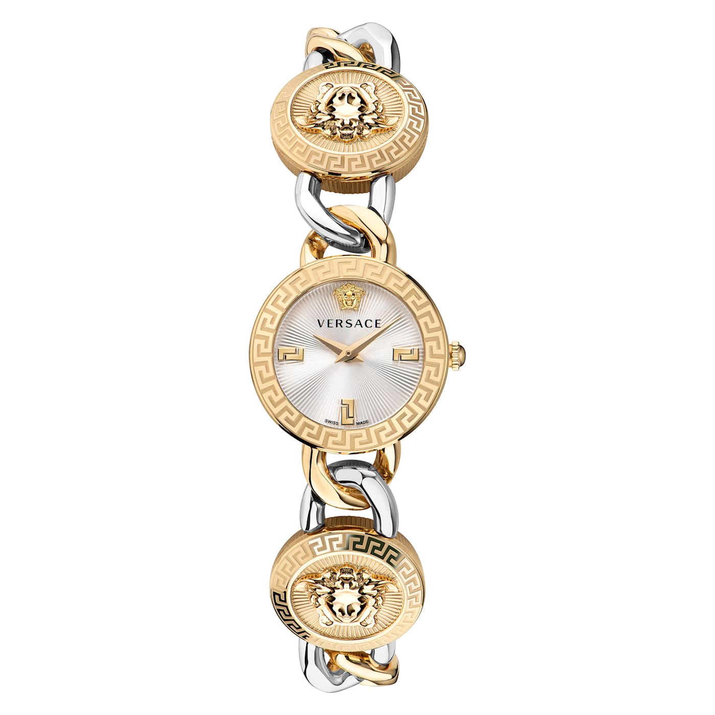 【VERSACE】メデューサアイコン ラウンド ブレスレットウォッチ Versace Stud Icon Bracelet Watch - 13TD3A
