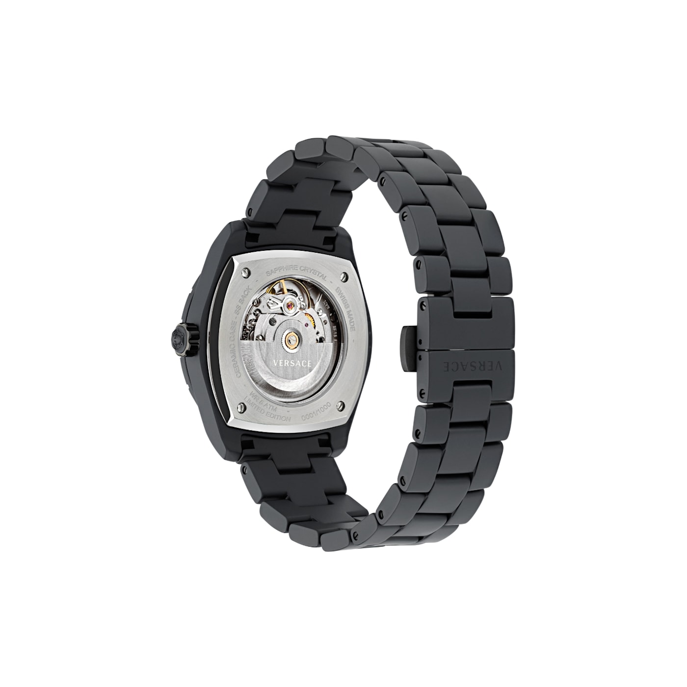 Versace DV One Bracelet Black Ceramic Watch 19YNNA