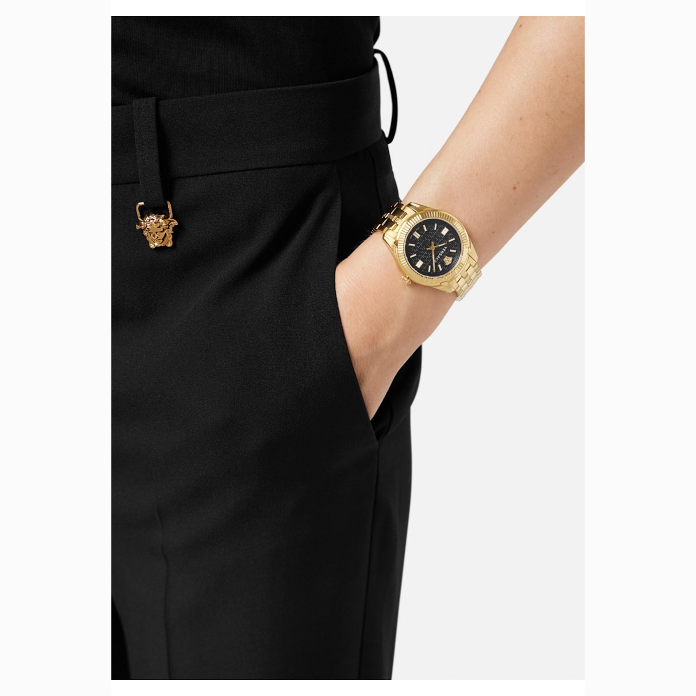 【Versace】 GRECA TIME LADY腕時計 Greca Time Lady Watch Silver | VERSACE US