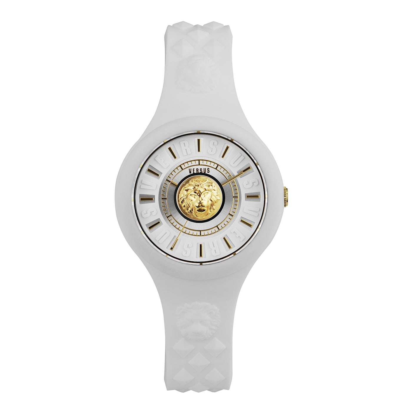 Versus Versace Lea Women's 35mm 2 Hand Quartz Leather Strap Watch - Gold  Dial - iCuracao.com