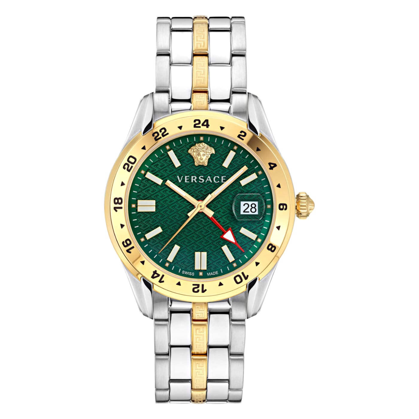 Versace watch two tone 2025