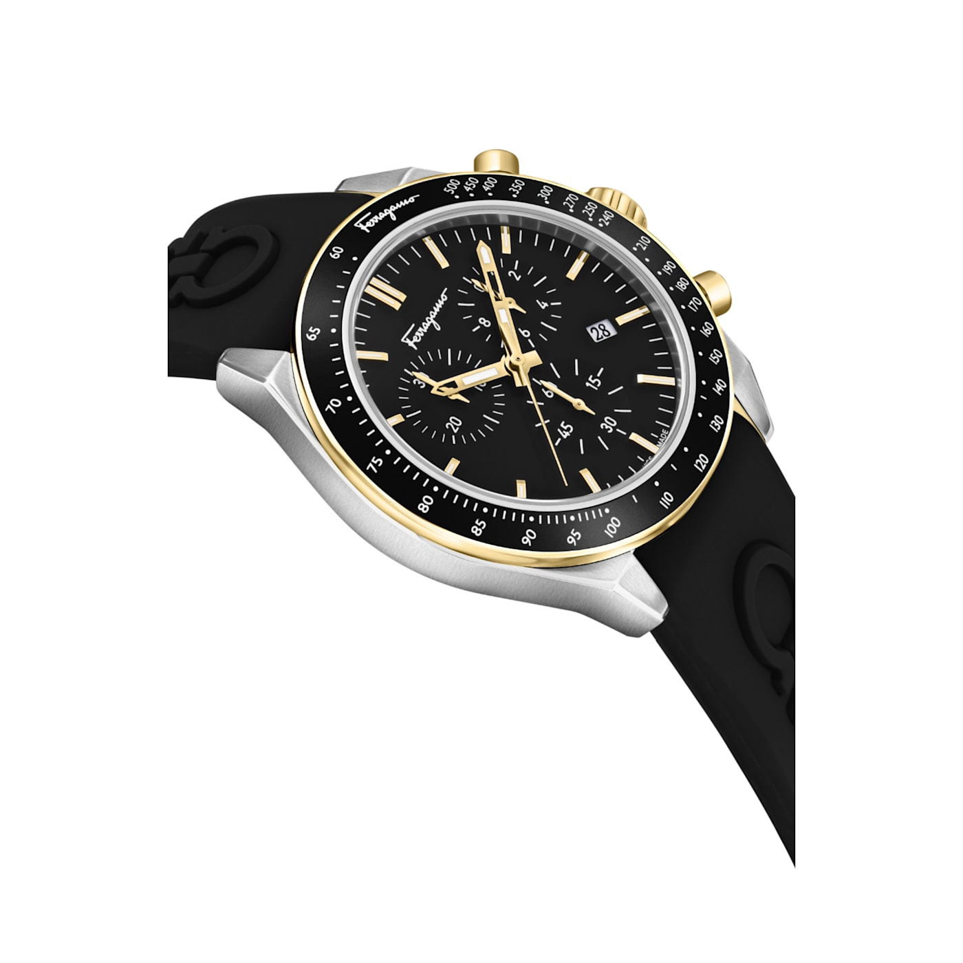 Ferragamo Urban Chrono Strap Watch With Sunray Dial - 16F3NA