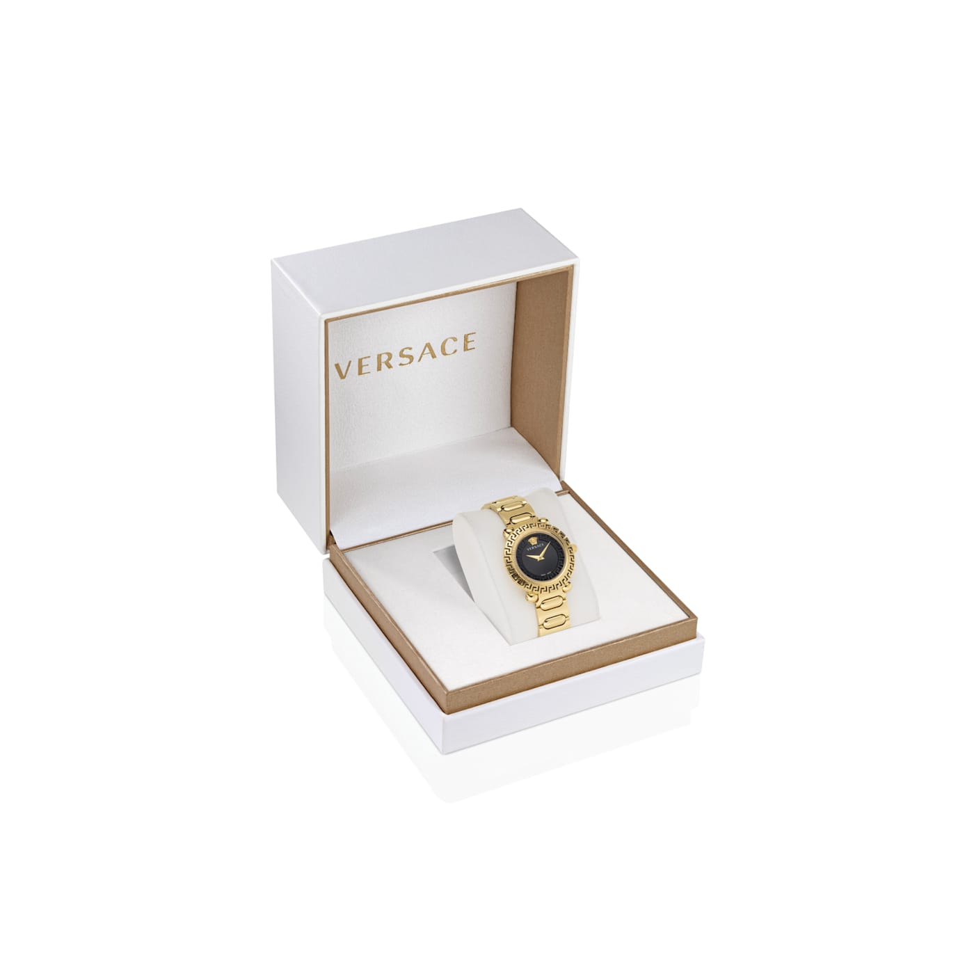 腕時計その他 Versace Greca Twist Bracelet Watch Versace Women's Greca Twist Quartz Analog Two Tone Stainless