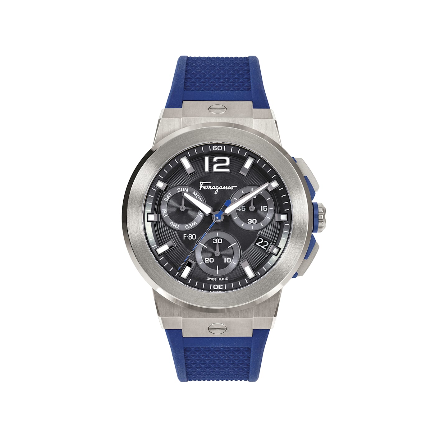 Salvatore Ferragamo F 80 Strap Watch 12PJ2A